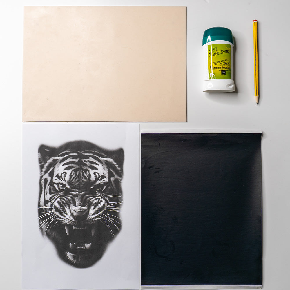 How To Make A Tattoo Stencil With Tracing Paper and carbon paper without a stencil machine or iPad